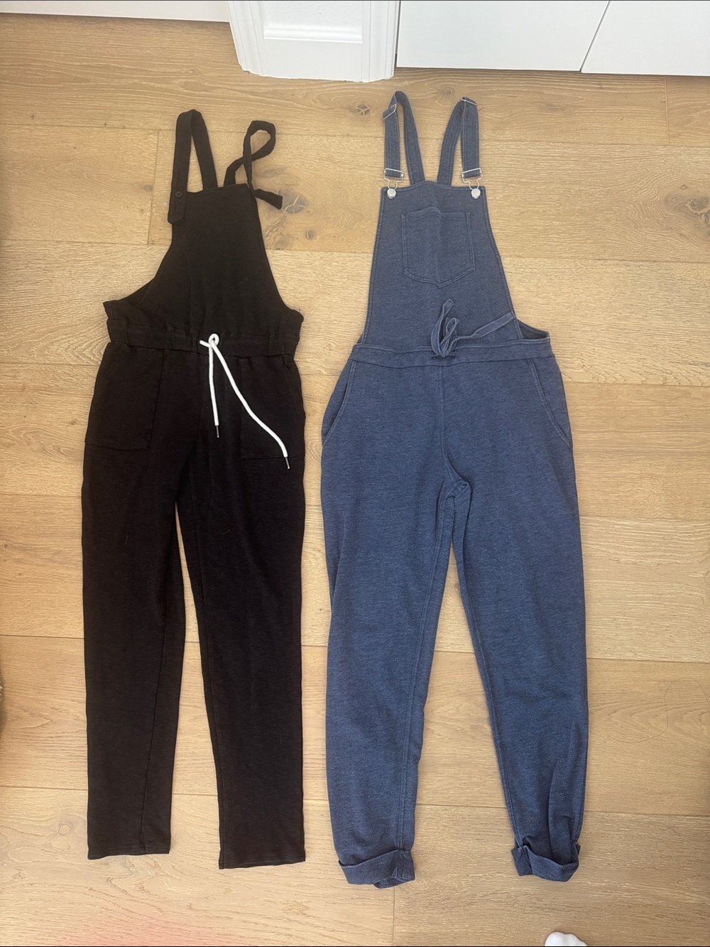 Olivaceous Black & Z Supply blue Cotton Blend Overalls Jumpsuits